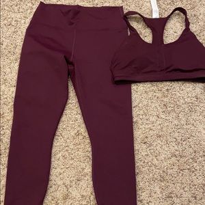 Fabletics Matching Sports Bra and Leggings